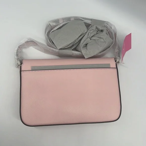Kate Spade Sadie Envelope Crossbody Chalk Pink - Picture 2 of 13